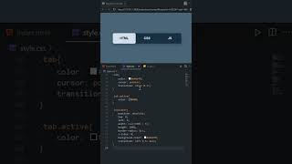 🔥 Magnetic Navbar Animation | Smooth Indicator Effect with HTML, CSS & JS | #html #css #js #htmlcss