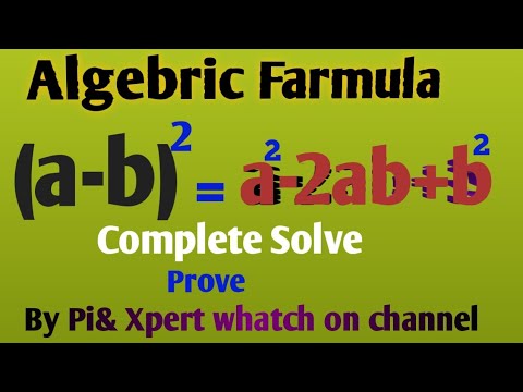 How to solve (a-b) whole square||Complete Prove kise hota hai ||by Pi Xpert|Channel