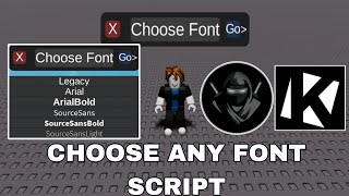 *UNIVERSAL* Font Changer Script | 🔥WORKS ALL GAMES😱 | 📱Mobile & Pc💻