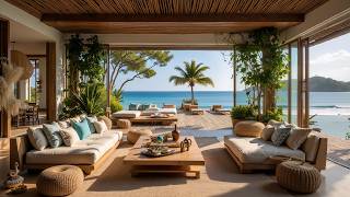 Quiet Morning Jazz by the Sea ☀️ Calm Jazz with Nature Sounds for Deep Relaxation, Stress Relief