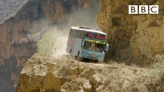 The world's most dangerous bus route 😱 | Mountain: Life at the Extreme - BBC
