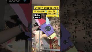 Dragon puppet shop! (Not my trend) #paperart #papperdragon #art #fyp