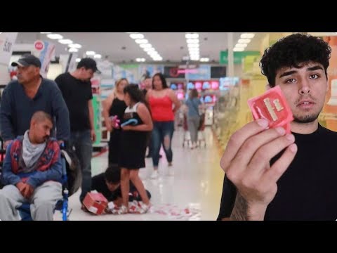 DROPPING 1,000 CONDOMS IN PUBLIC