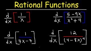 Derivatives of Rational Functions