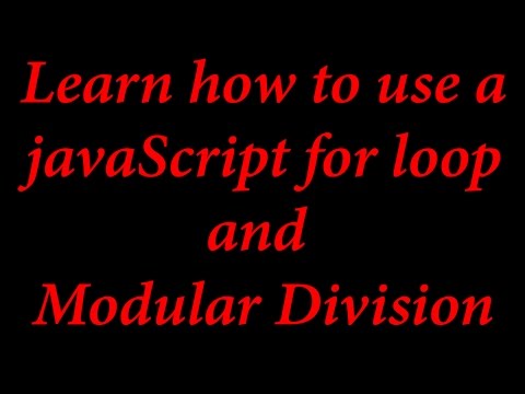 learn how to use a JavaScript for loop and modular division to create colorpicker part 2