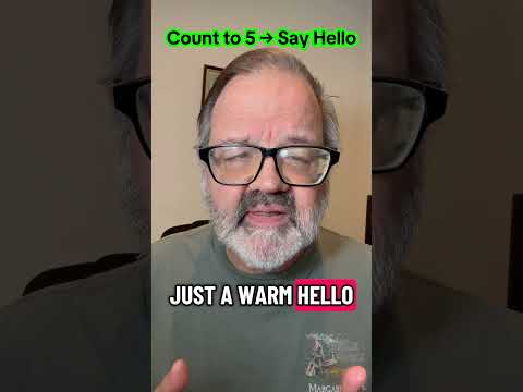 The 5 Second Hello That Changes Everything #SocialConfidenceTips #MakeFriendsEasily #Conversation