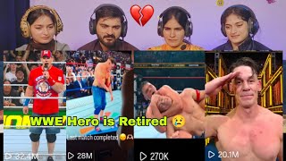 WWE Legend John Cena Retirement Edits REACTION 😮