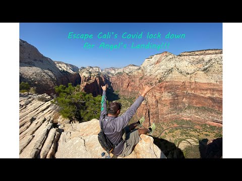 Escaping Cali to Hike  at Angels Landing, Zion National Park