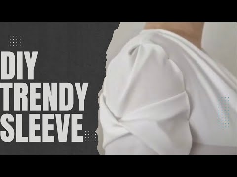 Easiest Trendy DIY Sleeve :#sleesdesign #sleevepattern @Sewbybebel #learntosew #youtubeforyou