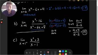 Algebraic Limit Techniques