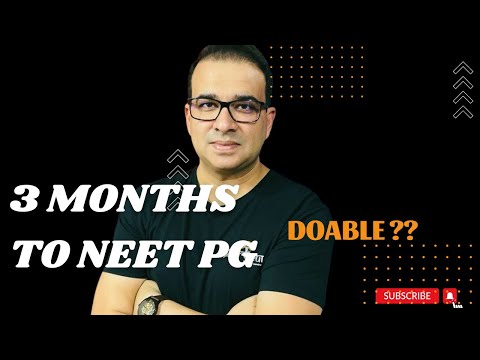 3 Months to NEET PG