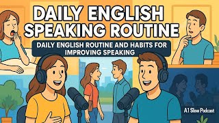 Daily English Speaking Routine to Get Fluent (Beginner Friendly (A1) | Simple Daily Habits