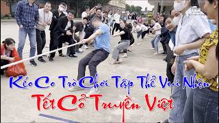 Tug-of-war, a fun group game every Lunar New Year #simplegames #traditionalTet #trend #viral