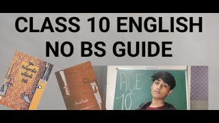 How To Complete ENGLISH class 10 Last DAY (NO BS)