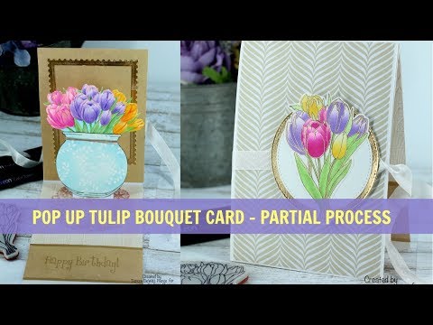 Pop up Tulip Bouquet Card