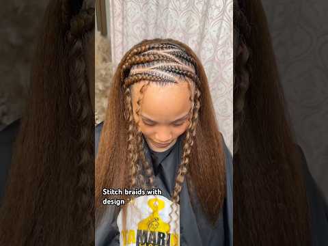Quick and simple Stitch hairstyle💕 #fyp #hairinspo #shortsvideo #hairstyles #tutorial #braids