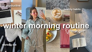 7AM WINTER MORNING ROUTINE ❄️☕️ *ideal 2026 routine* healthy habits, productive, & cozy