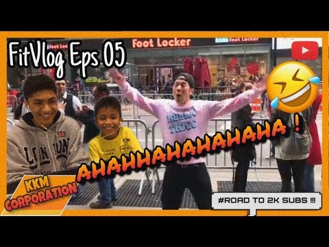 AHAHAHAHA ! FitVlog Eps 05 : REACT TO DANCING KPOP IN PUBLIC | Kkm Corporation