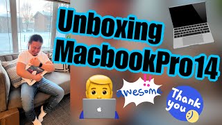 UNBOXING MY NEW MACBOOKPRO14 #macbookpro14