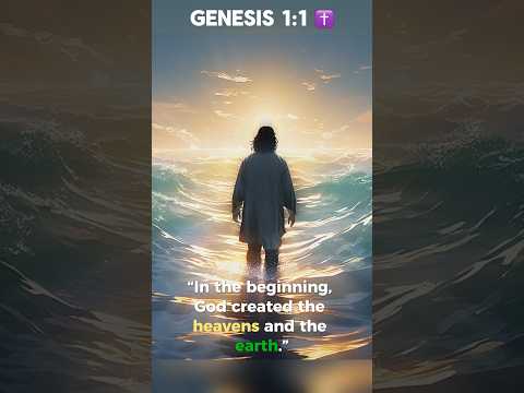 Genesis 1:1 ✝️ 100 Subs! 🙏 Credits to @RelaxationFilm for the clips. #jesus #jesuslovesyou #bible