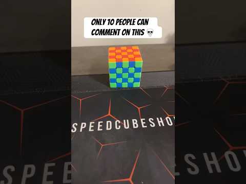 Only 10 people can comment on this! #comment #rubikscube #shorts