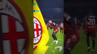 Theo hernandez X brahim diaz cold celebration  🔥 😈 🥶 🕺 #footballshorts #football #hernandez