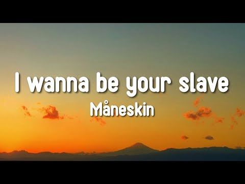 Måneskin - I WANNA BE YOUR SLAVE (Lyrics/Testo) Eurovision 2021