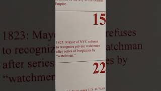 A Snapshot of November 15th, 1823. #mayorofNYC #refusestorecognize #seriesofburglaries #Watchmen