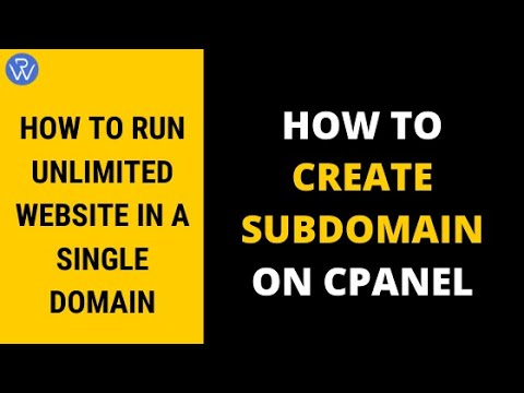 How to add Sub Domain | How to Create subdomain on Cpanel