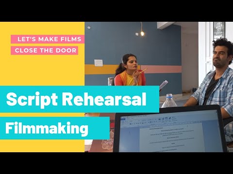 Script Rehearsal With Actors For New Movie Close The Door || Pre Production || Filmmaking