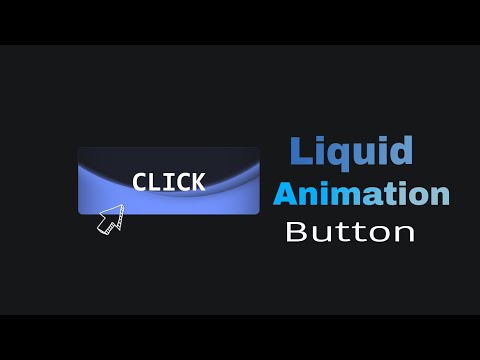 Pure CSS Liquid Button Animation Effects |  button animation using HTML CSS  #youtube