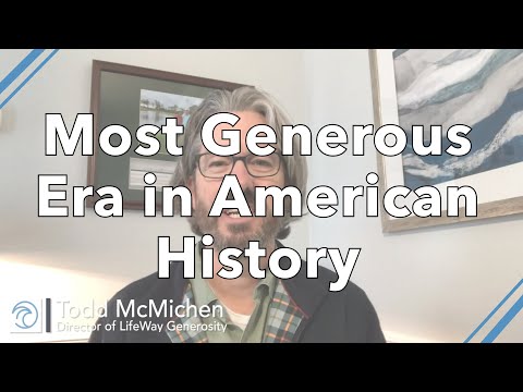 Most Generous Era in American History