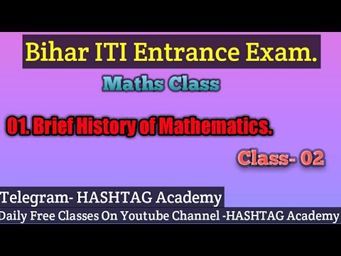 Brief History of Mathematics. Class 02. #hashtagacademy #mathsbyshivamkumar