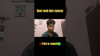 Free vs Paid Web Development Course 2025 🔥 Honest Truth