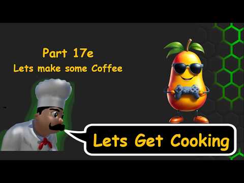 Unreal Engine 5 Cooking game (Let's Get Cooking) Part 17e Adding a coffee machine to the kitchen