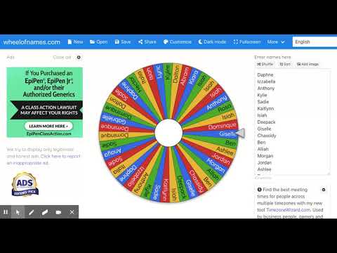 Wheel of Names | Random name picker