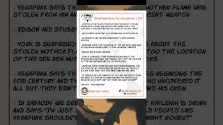 One piece chapter 1116 spoilers #spoilers #luffynika #anime #manga #onepiece #opspoilers