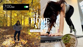 HOME VLOG: getting back into routine & how I’m prepping for winter (healthy habits etc!!)
