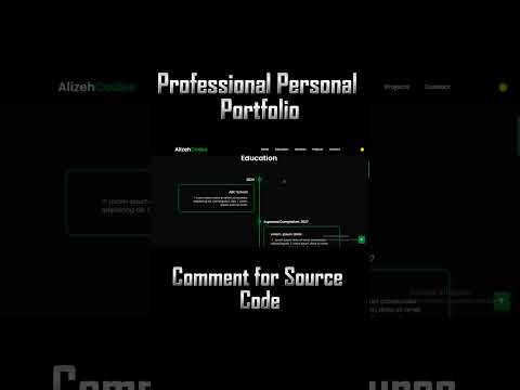 🌟 Personal Portfolio Website – Fully Responsive #short #portfolio #personalportfolio