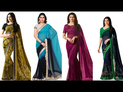 Buy New latest Georgette sarees with price /Georgette sarees collection /Online saree shopping /2020