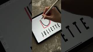 Transform Your Name into a Stunning Logo with Procreate #namelogo #procreate #letterlogo