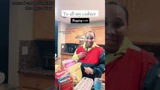 Cashier 1:01 bagging training #groceries #groceryshopping