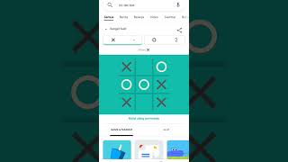 google tic tac toe so hard to win                                       #shorts #tictactoe #google