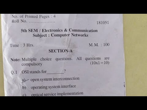 #hsbte question paper of computer network 2022