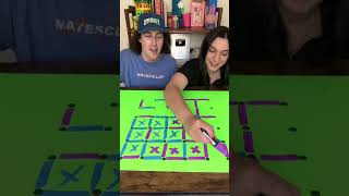 GRID WAR😈🏁 HAPPENING NOW💥 #gamenight #boardgames #coupleschallenge #penandpaper #challenge 