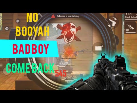 THE BAD BOY COME BACK | free fire gameplay