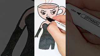 How to draw Espressona Seniora| Step by Step drawing for kids #shorts