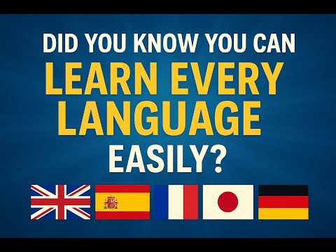 Unlock Your Brain: How to Learn ANY Language Easily and Fast!