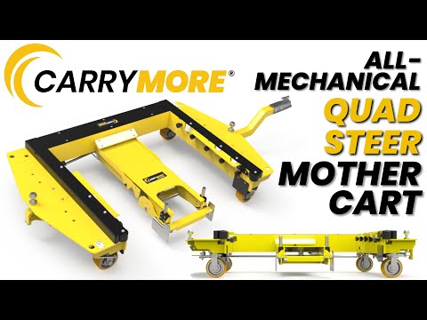 Jtec's Iconic Mother Cart - CarryMore Quad Steer Tugger