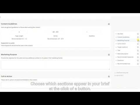 SEO Content Briefs in One Click